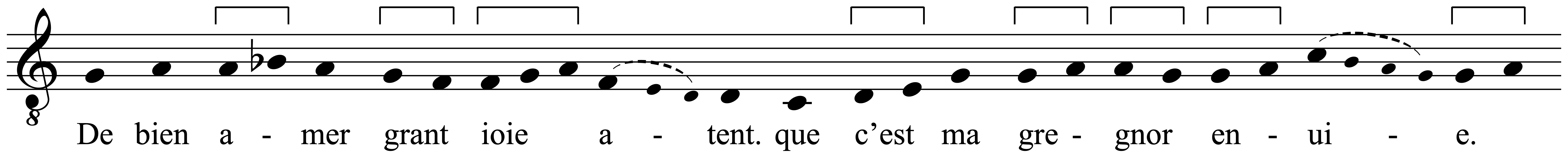 Work musical notation